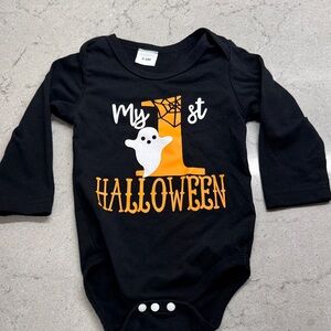 My 1st Halloween Black Onesie 3-6 Month